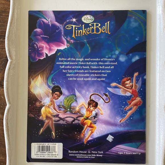 Disney Fairies Tinker Bell Reusable Sticker Activity Book. - Picture 2 of 9